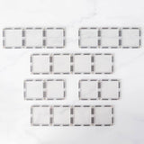Connetix Magnetic Tiles - 12 Piece Rectangle Pack (Clear)
