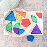 Connetix Magnetic Tiles - 36 Piece Shape Pack (Rainbow)