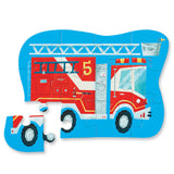 Crocodile Creek Fire Truck Mini Puzzle - 12pc