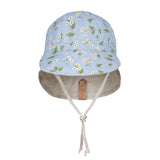 Bedhead Hat Reversible Linen Flap Hat - Daisy & Flax
