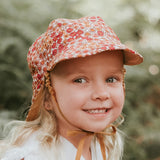 Bedhead Hat Reversible Linen Flap Hat - Melody & Maize