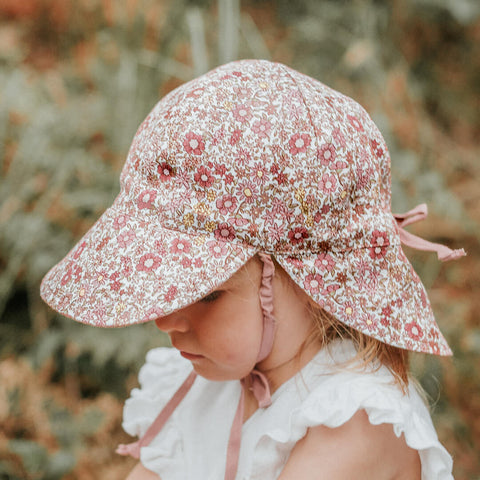 Bedhead Hat Reversible Linen Flap Hat - Ramble & Rosa