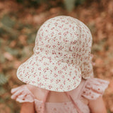 Bedhead Hat Reversible Linen Flap Hat - Ruby & Rosa