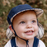 Bedhead Hat Reversible Linen Flap Hat - Alex & Indigo