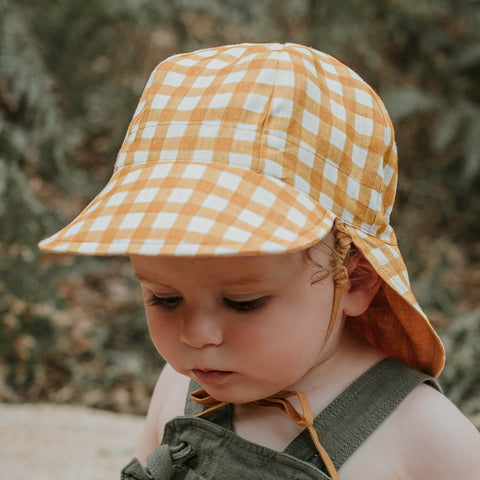Bedhead Hat Reversible Linen Flap Hat - Marley & Maize