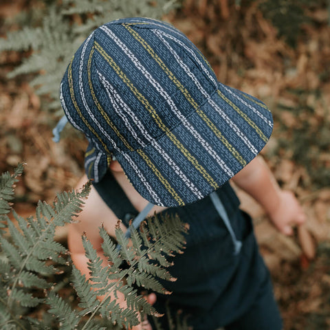 Bedhead Hat Reversible Linen Flap Hat - Stanford & Steele