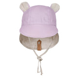 Bedhead Hat Reversible Teddy Linen Flap Hat - Viola & Flax
