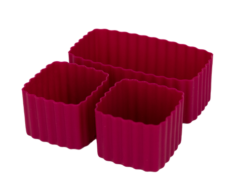 MontiiCo Mixed Bento Cups - Crimson