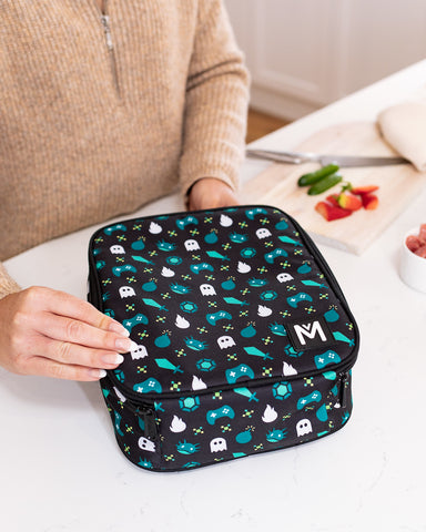 MontiiCo Insulated Lunch Bag - Game On (Original Size)
