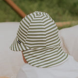 Bedhead Hat Khaki Stripe Legionnaire Sunhat