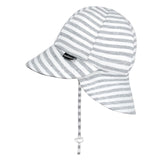 Bedhead Hat Grey Stripe Legionnaire Sunhat