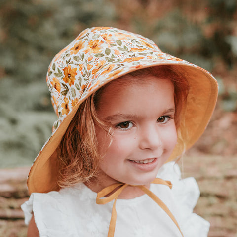 Bedhead Hat Reversible Linen Hat - Margaret & Maize