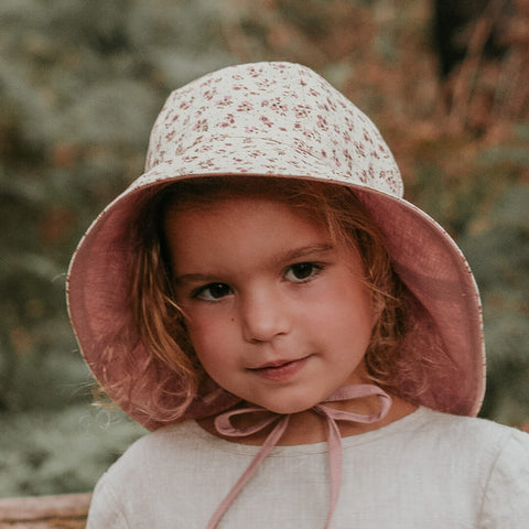 Bedhead Hat Reversible Linen Hat - Ruby & Rosa