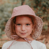 Bedhead Hat Reversible Linen Hat - Ruby & Rosa