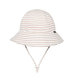 Bedhead Hat Natural Stripe Ponytail Bucket Hat