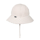 Bedhead Hat Natural Stripe Ponytail Bucket Hat