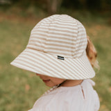 Bedhead Hat Natural Stripe Ponytail Bucket Hat