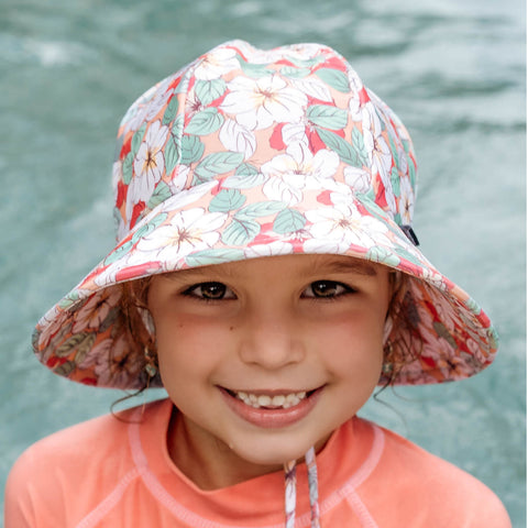 Bedhead Hat Hibiscus Beach Ponytail Bucket Hat