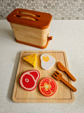 Q Toys Wooden Breakfast Set