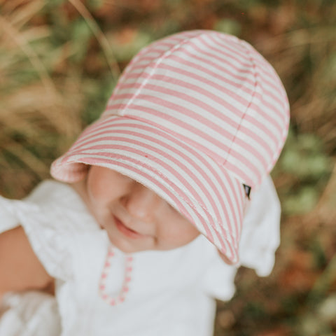 Bedhead Hat Pink Stripe Toddler Bucket Hat