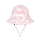 Bedhead Hat Pink Stripe Toddler Bucket Hat