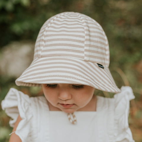 Bedhead Hat Natural Stripe Toddler Bucket Hat