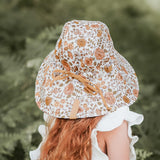 Bedhead Hat Reversible Linen Hat - Marie & Maize (Wide Brim)