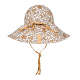 Bedhead Hat Reversible Linen Hat - Marie & Maize (Wide Brim)