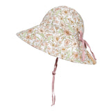 Bedhead Hat Reversible Linen Hat - Poppy & Rosa (Wide Brim)