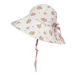 Bedhead Hat Reversible Linen Hat - Primrose & Rosa (Wide Brim)