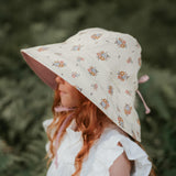 Bedhead Hat Reversible Linen Hat - Primrose & Rosa (Wide Brim)