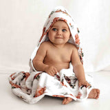 Snuggle Hunny Rosebud Hooded Baby Towel