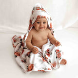 Snuggle Hunny Rosebud Hooded Baby Towel