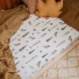 Snuggle Hunny Fitted Cot Sheet - Alpha