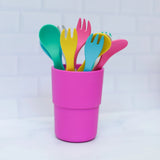 Bobo & Boo Plant Based Cutlery - Bright Pink