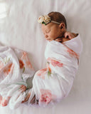 Snuggle Hunny Sorbet Bloom Organic Muslin Wrap