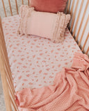 Snuggle Hunny Fitted Cot Sheet  - Esther