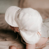 Bedhead Hat Reversible Teddy Linen Flap Hat - Steele & Flax