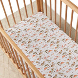 Snuggle Hunny Cotton Fitted Cot Sheet in Dino
