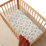 Snuggle Hunny Fitted Cot Sheet - Festive Berry