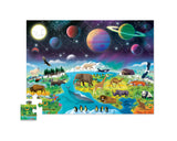 Crocodile Creek Earth & Space Above & Below Puzzle - 48pc