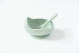 Wild Indiana Silicone Baby Bowl & Spoon Set in Sage