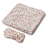 Snuggle Hunny Spring Floral Jersey Wrap with Matching Topknot