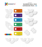 Connetix Magnetic Rainbow Ball Run Expansion Pack - 66 Pieces