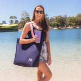 MontiiCo Insulated Tote Bag in Navy Blue