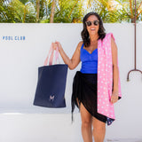 MontiiCo Insulated Tote Bag in Navy Blue