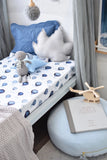 Snuggle Hunny Fitted Cot Sheet - Cloud Chaser