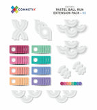 Connetix Magnetic Pastel Ball Run Expansion Pack - 80 Pieces