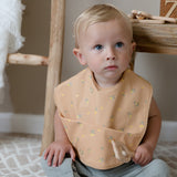 Snuggle Hunny Waterproof Bib - Lemon