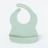 Wild Indiana Silicone Bib in Sage